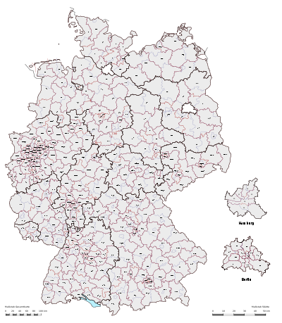 Bundestag Wahlkreise 2009.svg