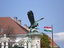 Turul and Hungarian flag.jpg