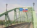 Entering Slovakia through Mária Valéria bridge.JPG